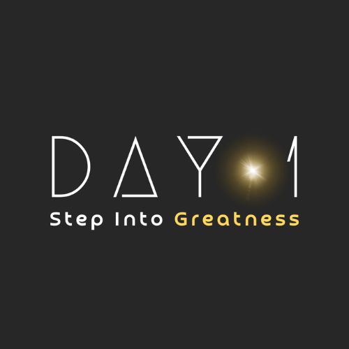 Day 1 Step Into Greatness Logo